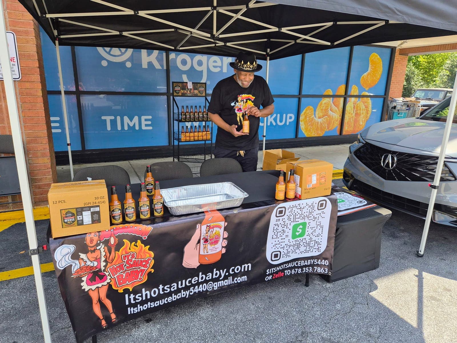 It's Hot Sauce Baby Labor Day tasting at Kroger