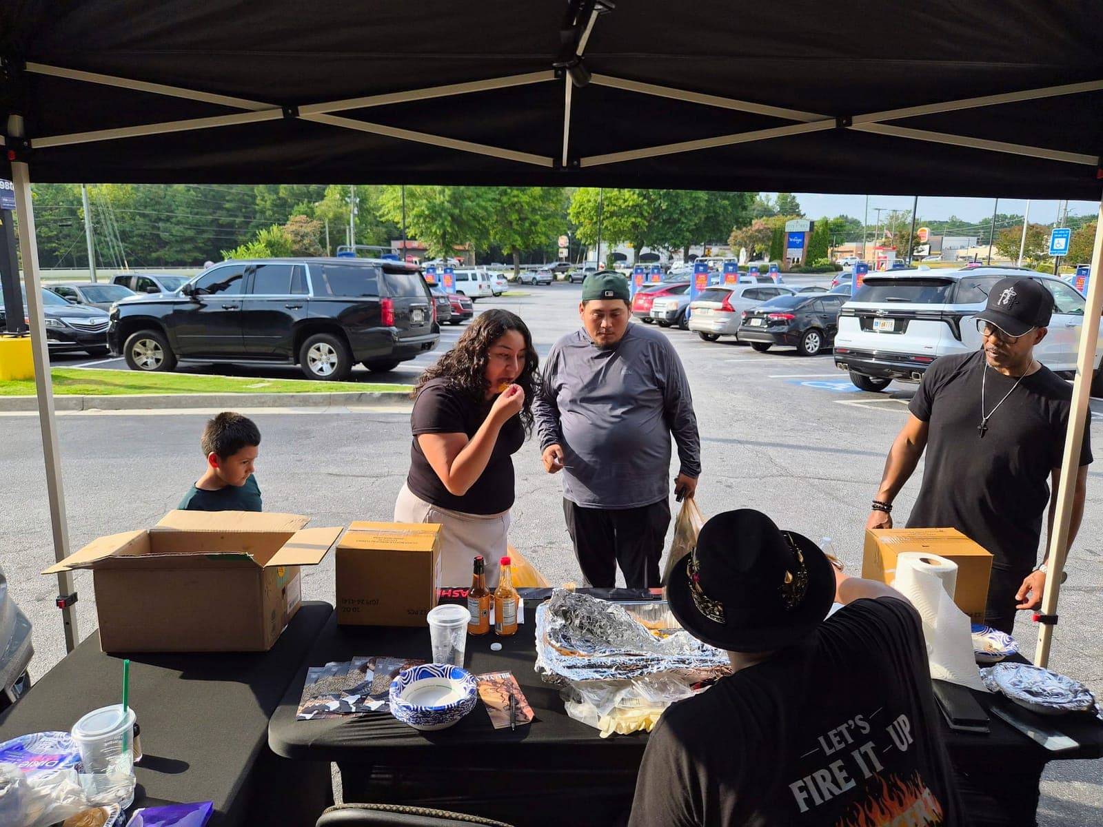 It's Hot Sauce Baby Labor Day tasting at Kroger