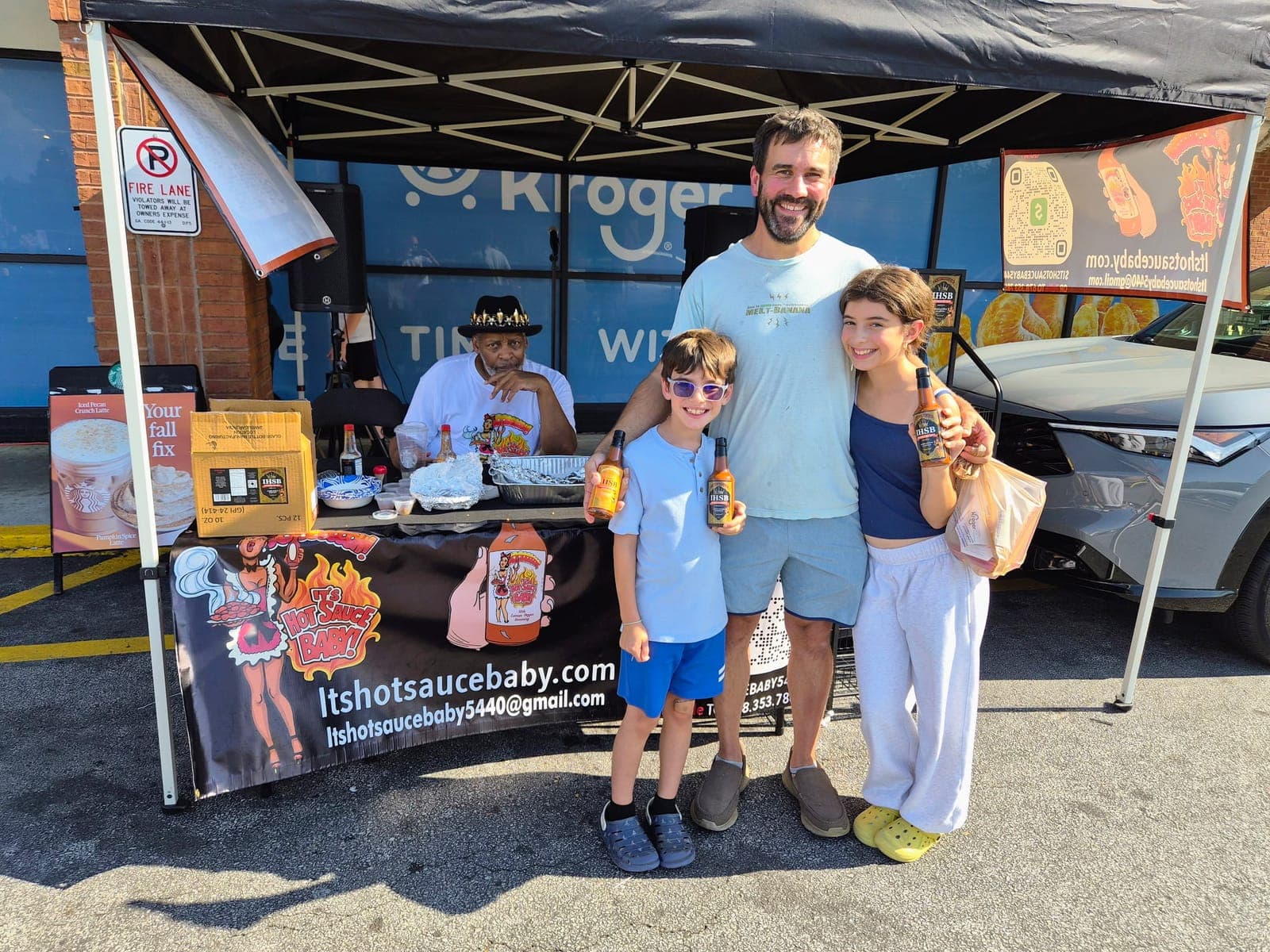It's Hot Sauce Baby Labor Day tasting at Kroger