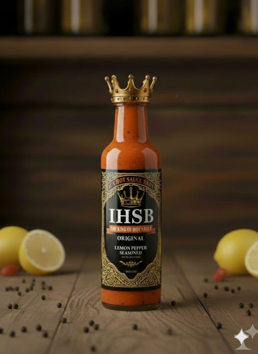 IHSB Premium Hot Sauce with 24K Gold Flakes