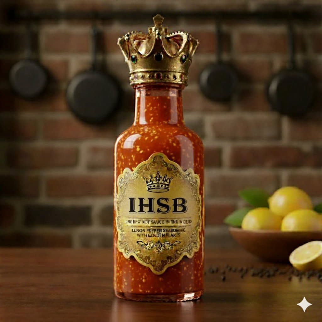 IHSB Premium Hot Sauce with 24K Gold Flakes